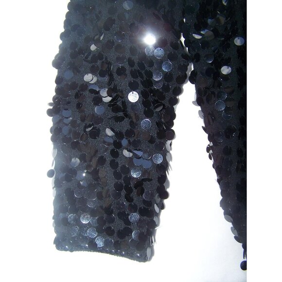 Vintage Sweater Cardigan Sequins Wool Angora Hand Beaded Cynles - Picture 7 of 9